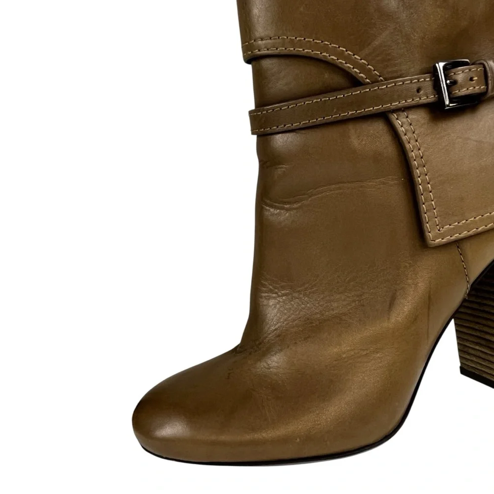 Tory Burch Faye Knee High Boots Women 6.5 in Fango